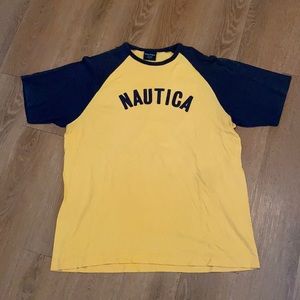 Vintage Nautica spellout tee